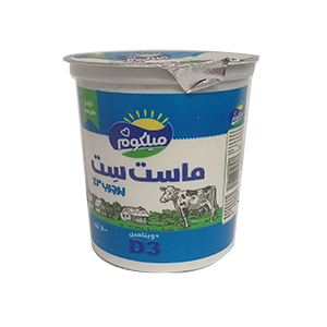 ماست700گرم پرچرب میلکوم میهن