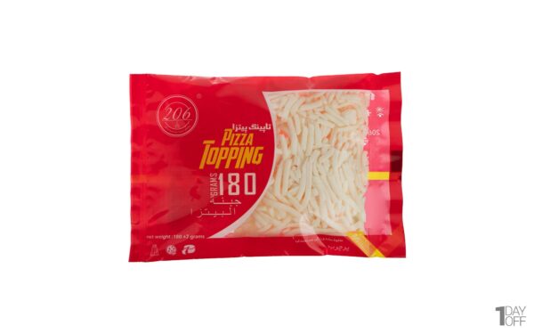 پنیر پیتزا180گرم تاپینگ206