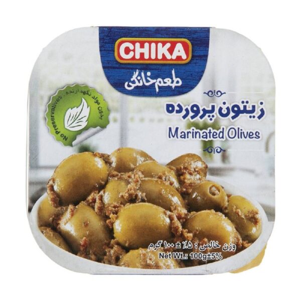 زیتون پرورده100گرم چیکا