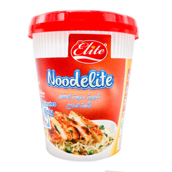 نودل لیوانی با ظرف گیاهی الیت